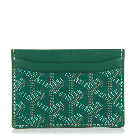 portacarte goyard verde|Goyard Saint.